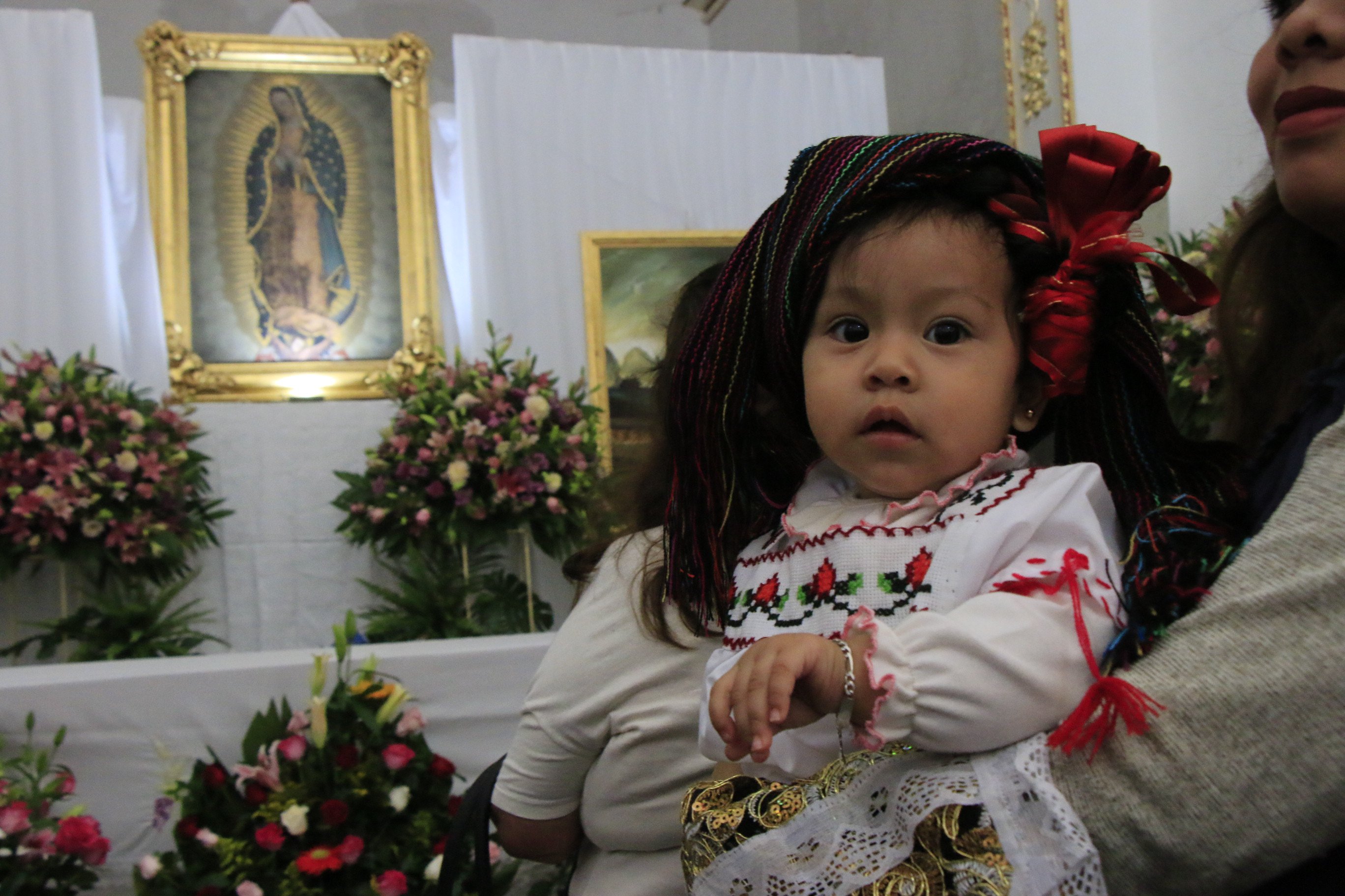 Marías y Juan Dieguitos visitan a la virgen de Guadalupe en Oaxaca | NVI  Noticias