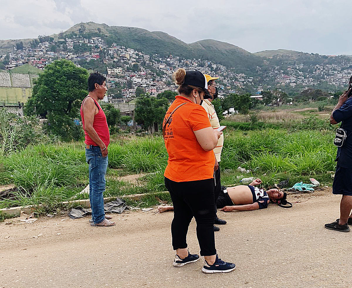 El percance ocurrió en las riberas del rio Atoyac en San Juan Chapultepec.