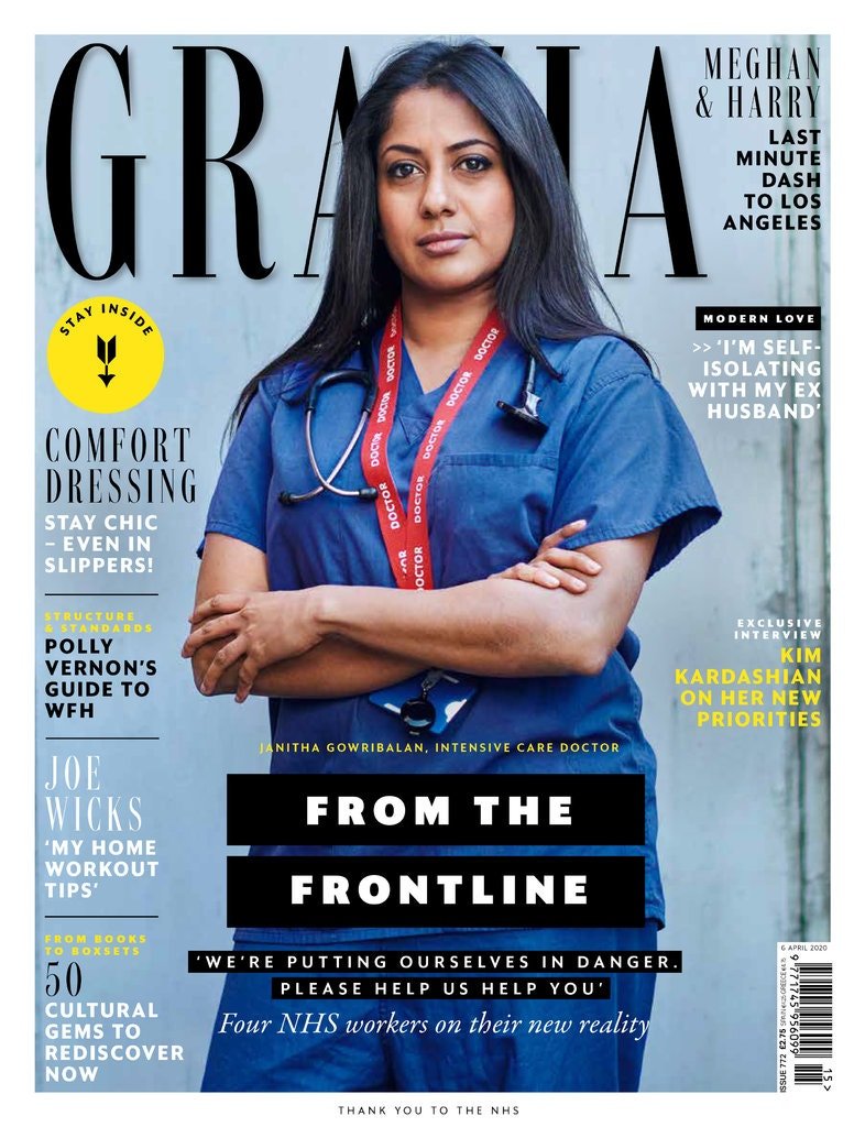 Revista de moda, cambia a famosas por trabajadoras de la salud en su  portadas | NVI Noticias