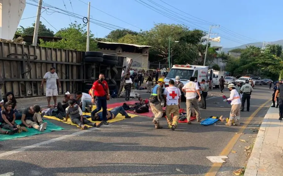 Accidente en Chiapas