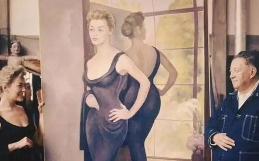 Silvia Pinal y Diego Rivera