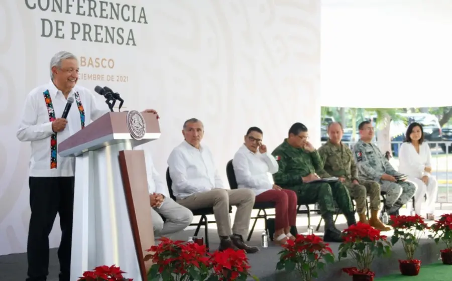 AMLO en conferencia de prensa