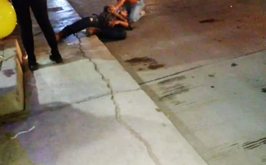 Persona baleada en Oaxaca