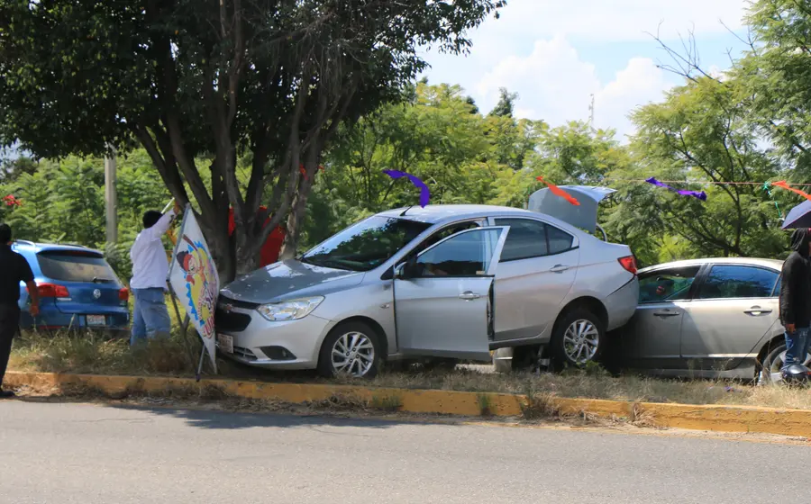 Vehículo chocado