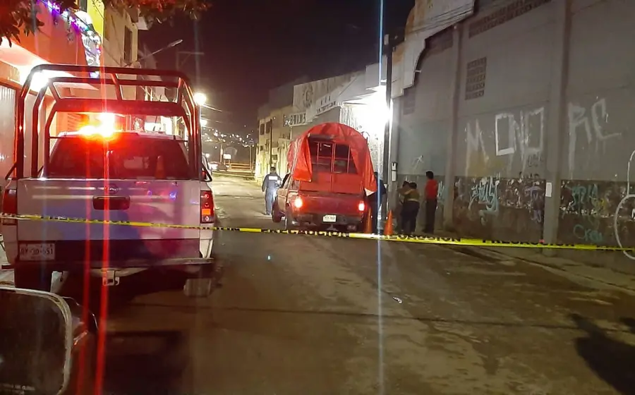Escena del crimen en Mercado de Abasto.