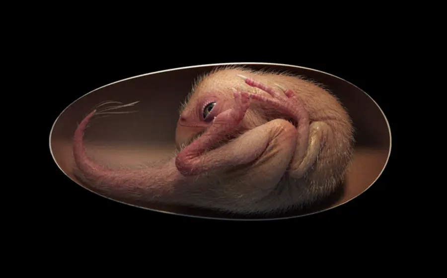 Dinosaurio bebé en China
