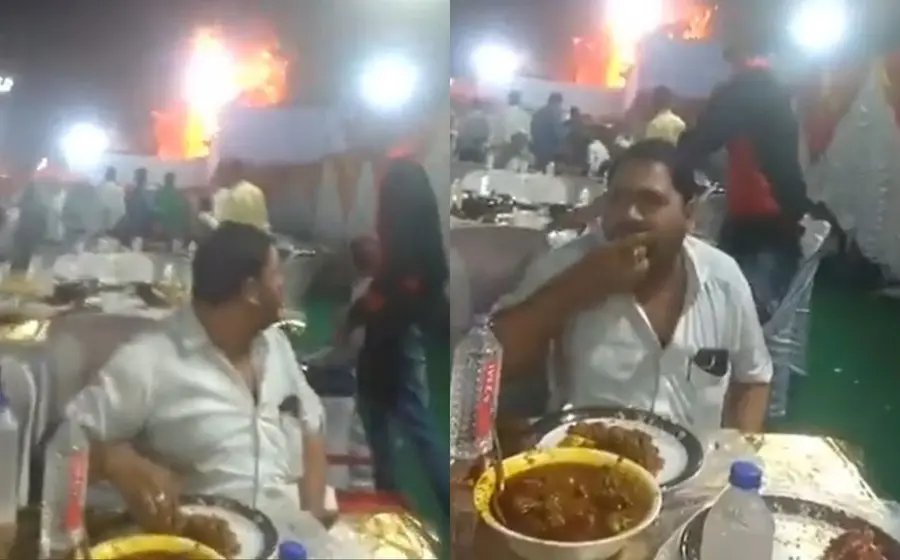 Incendio en boda 