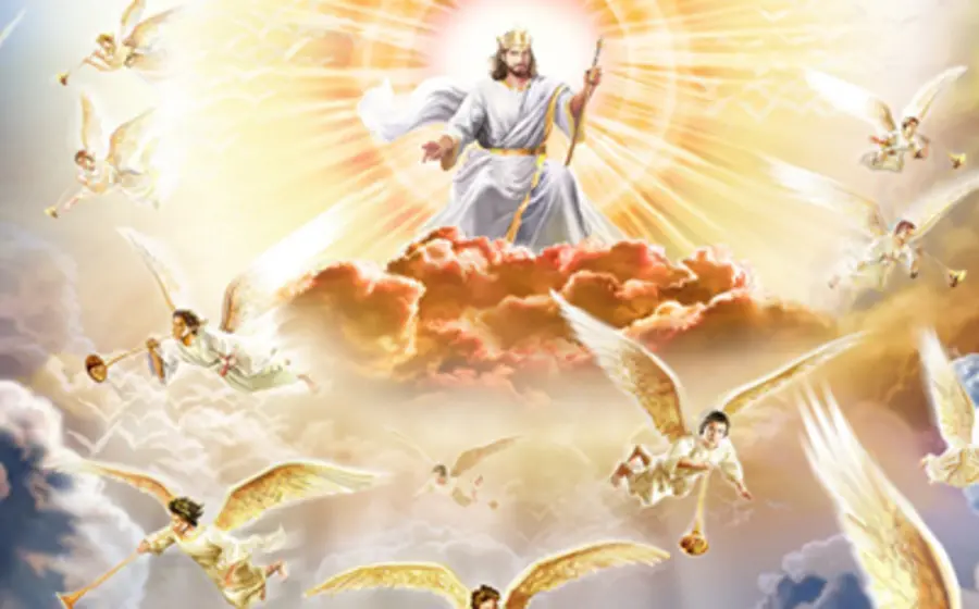 Jesús en las nubes