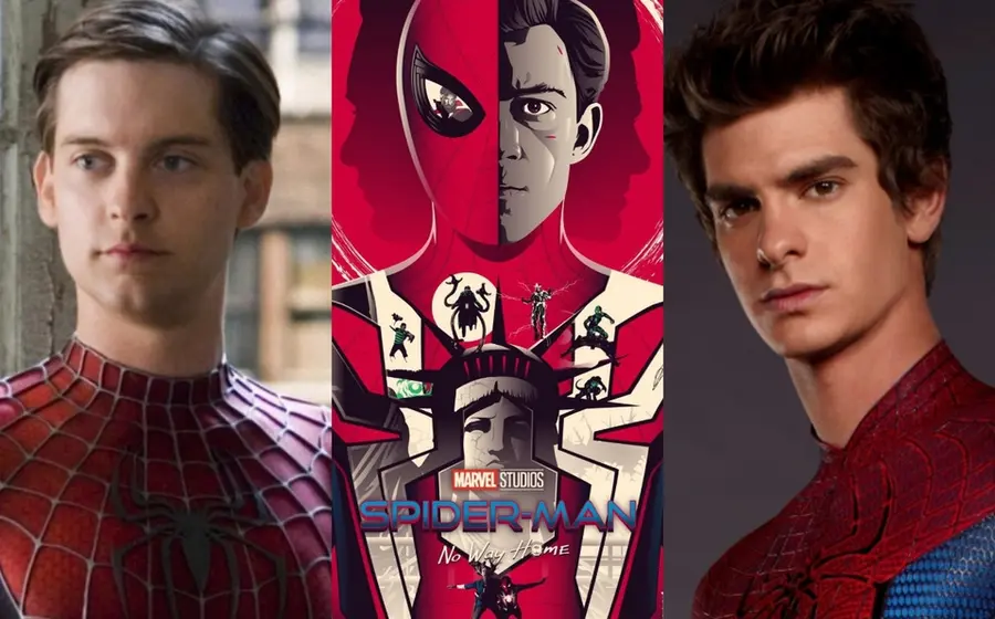 Tobey, Andrew y Tom.