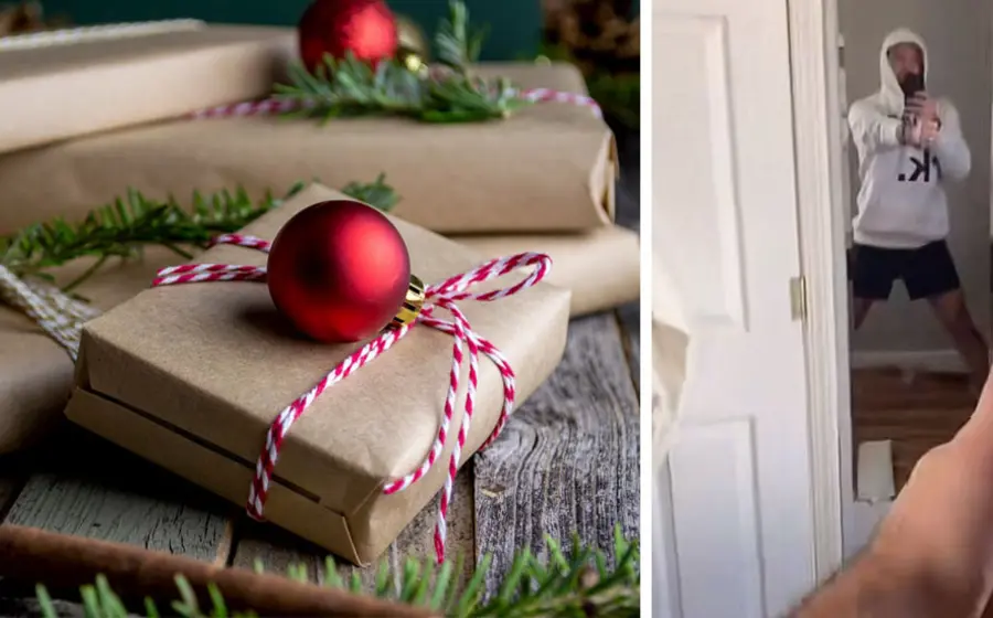 regalo, navidadad, chico