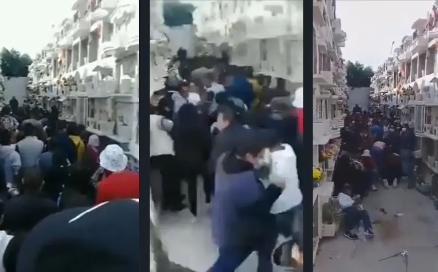 Balacera en sepelio