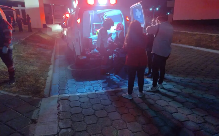 Ambulancia en la calle