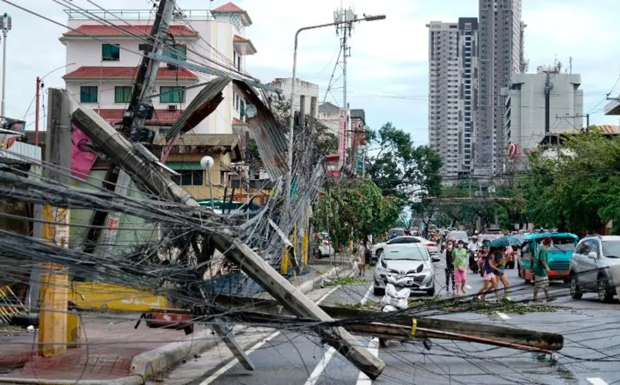 Tifón Rai en Filipinas 