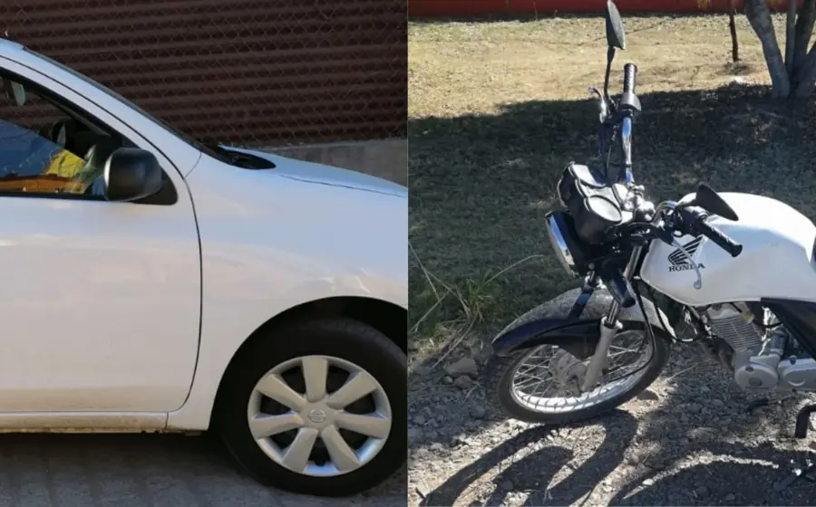 moto y carro recuperados de robo