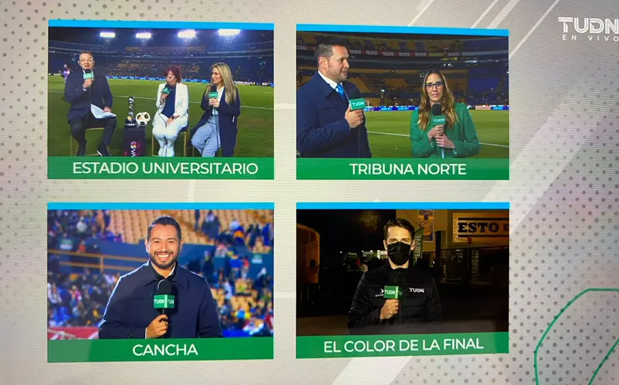 Vladimir García y reporteros deportivos