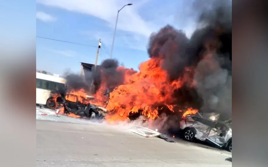 Accidente en la México-Puebla
