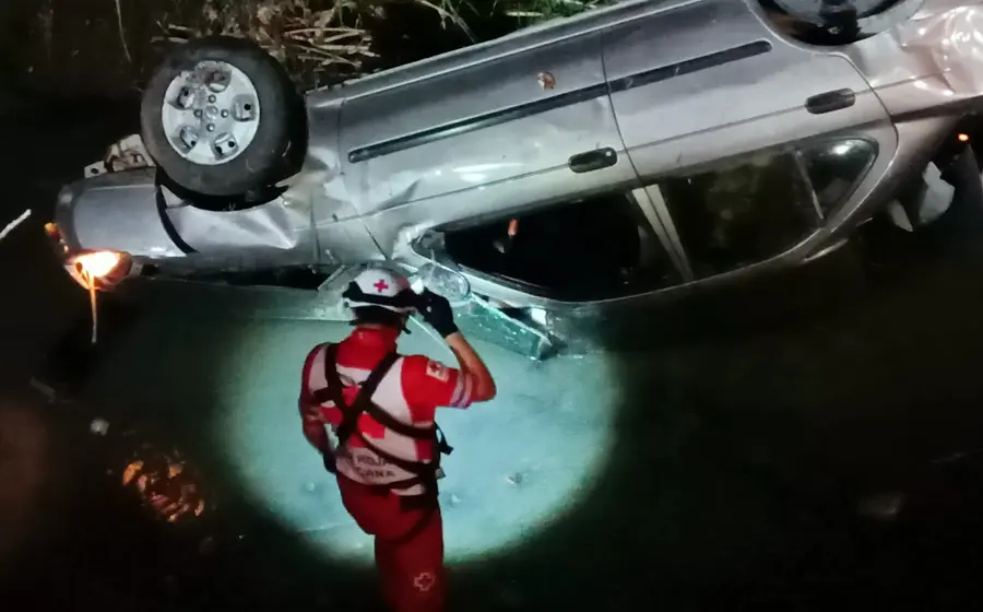 Aplastado por su auto