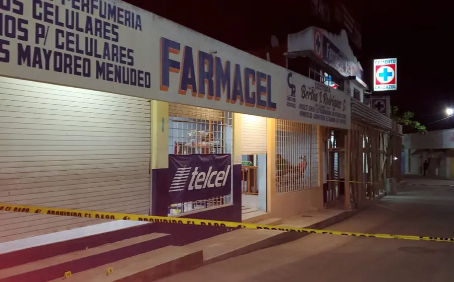 Farmacia donde ocurrió el homicidio