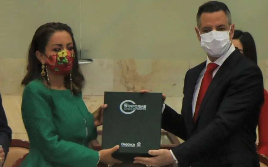 Mariana Benitez y Alejandro Murat