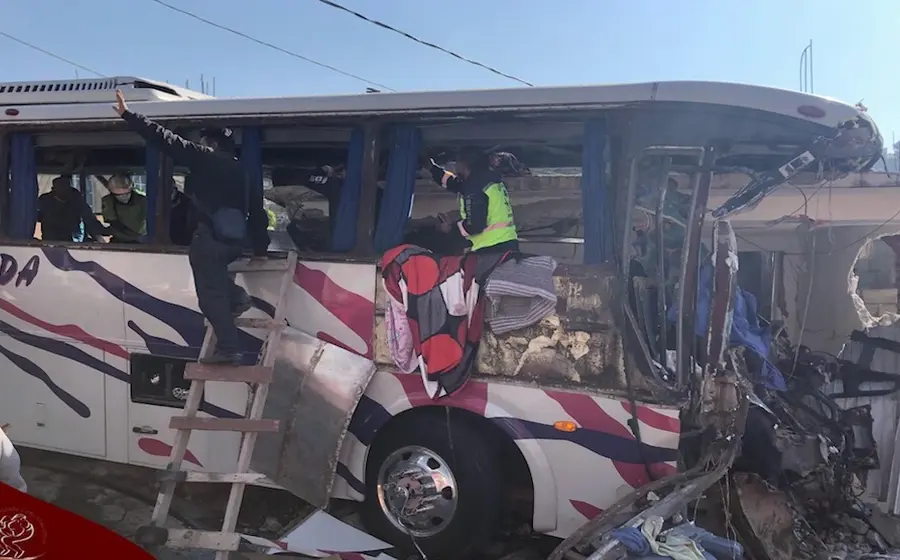 En el autobús viajaba un grupo de peregrinos del municipio de Sahuayo Michoacán que se dirigían al Santuario de Chalma.
