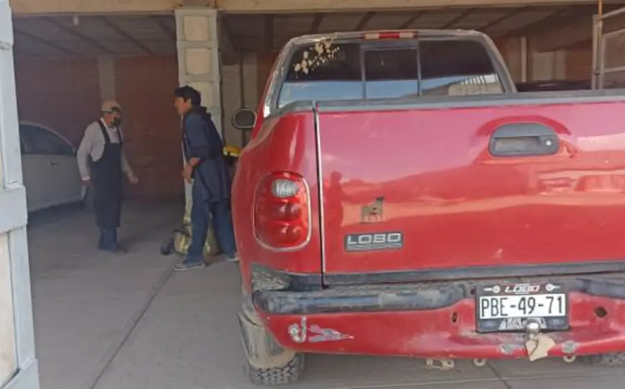 camioneta se incendia 