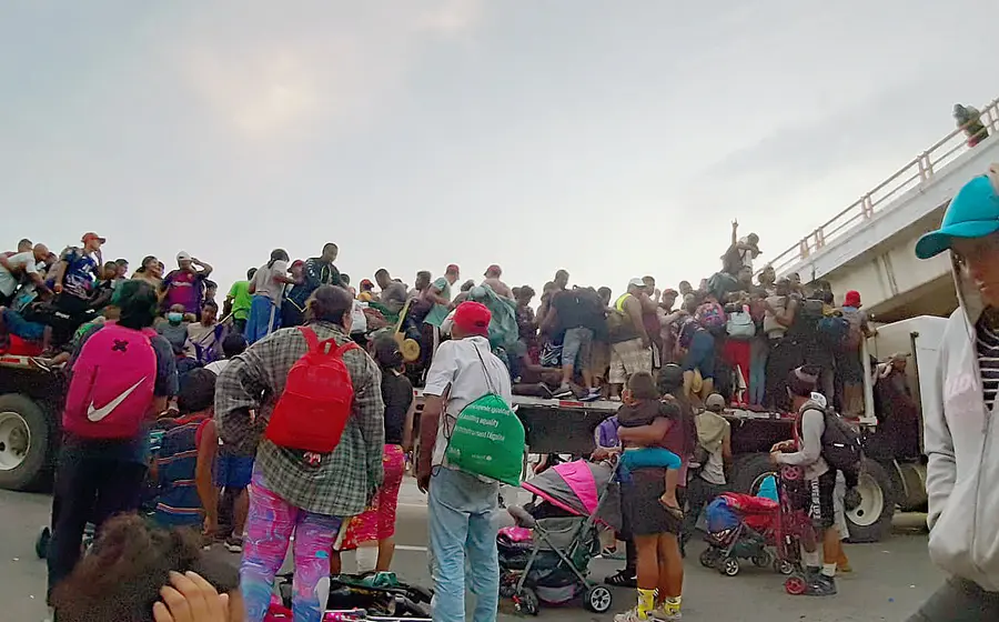 Caravana migrante.