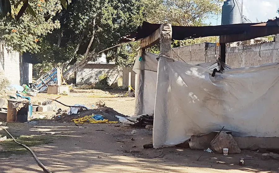 Casa de secuestradores en Zimatlán