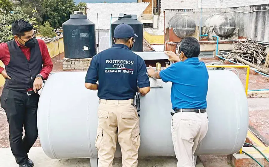 fuga de gas