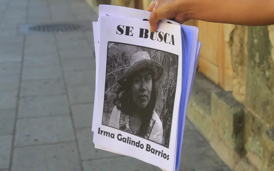 Búsqueda de Irma Galindo.