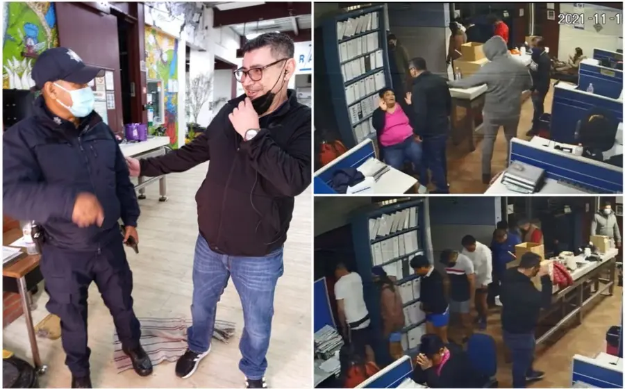 Presunto ladrón aseguró a policías ser empleado de tienda mientras sus compañeros la asaltaban. 
