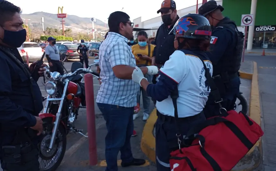 Lesionado por machetazo