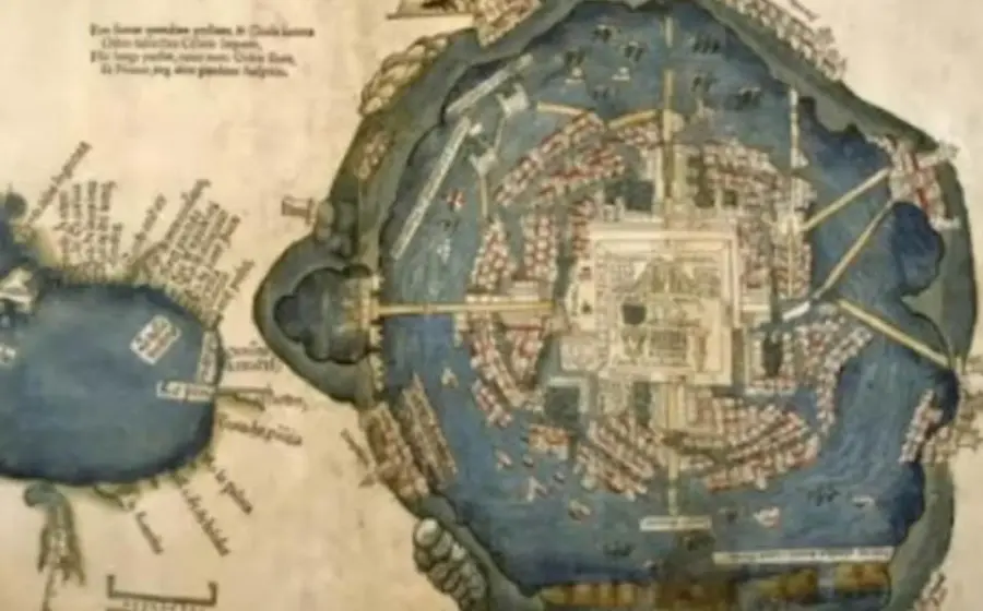  Mapa la gran Tenochtitlan