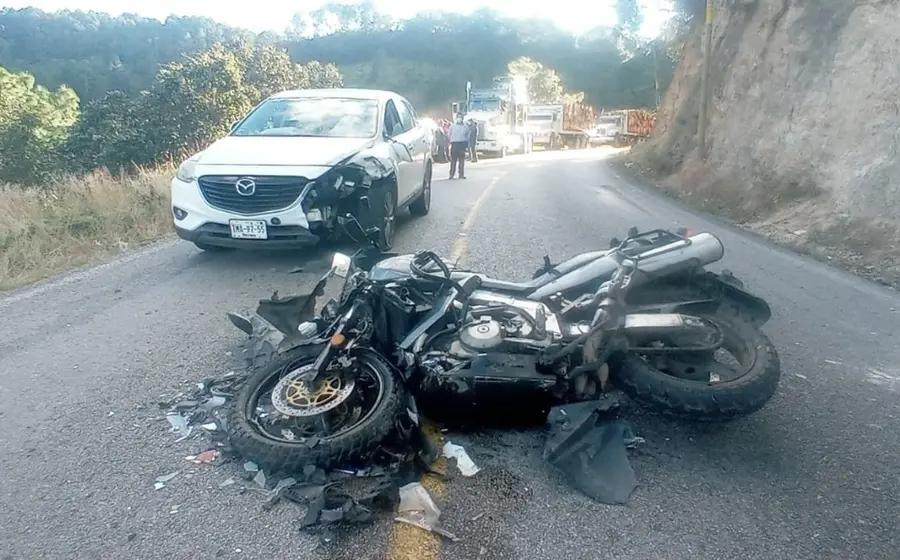 Fuerte choque en Miahuatlán