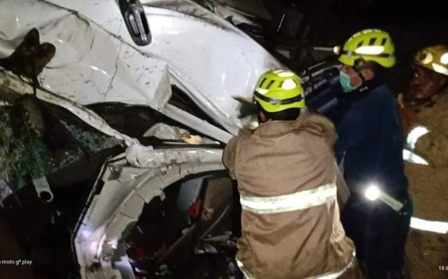 Camionero prensado