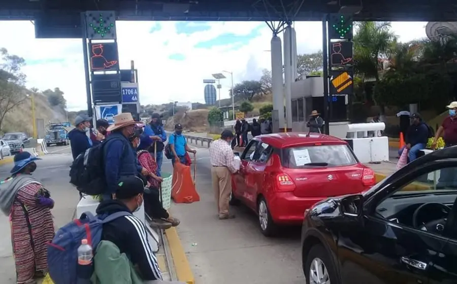 protesta caseta huitzo 