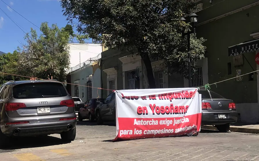 Bloqueo en inmediaciones de Avenida Juárez. 