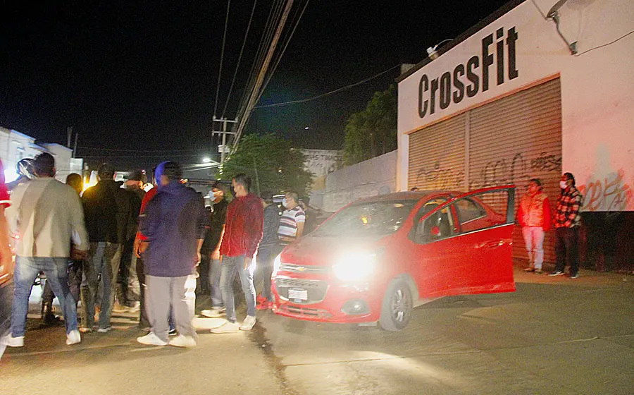 Taxistas en riña