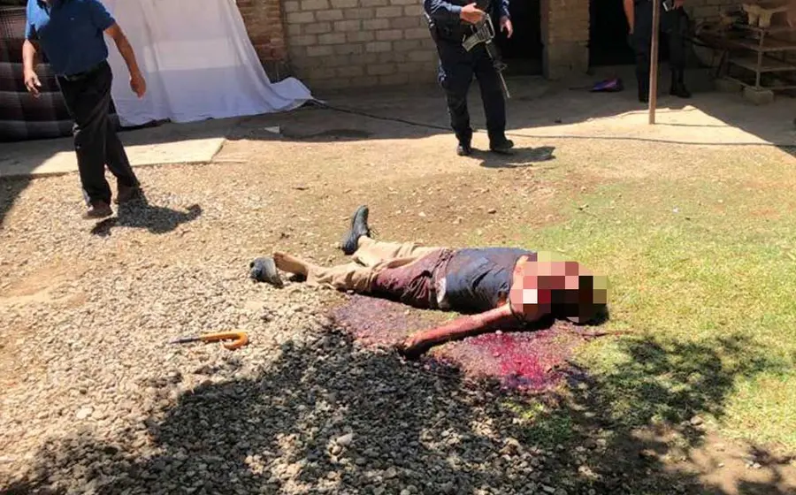 Hombre asesinado