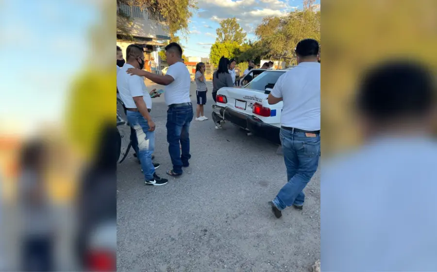 Taxista choca