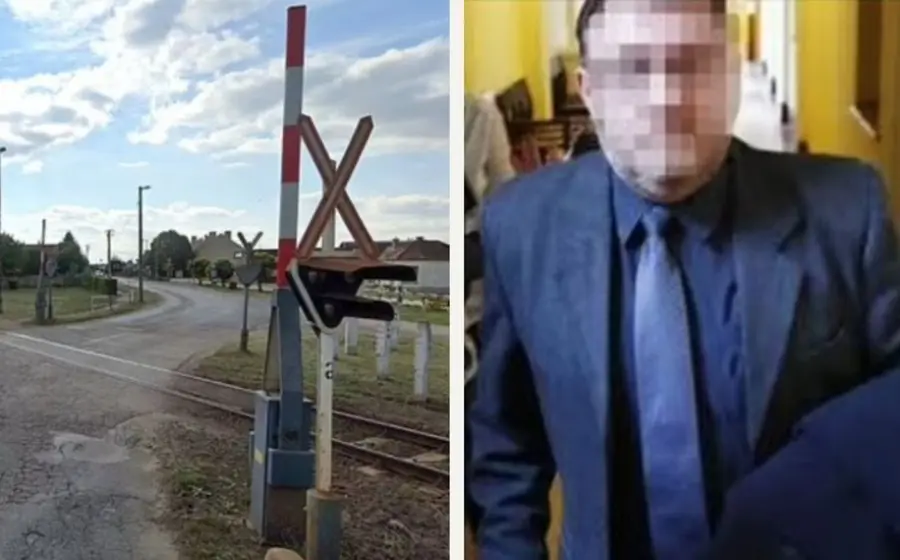 Hombre se arroja al tren en Hungría