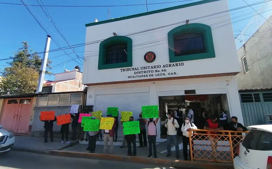 Protestantes en Huajuapan