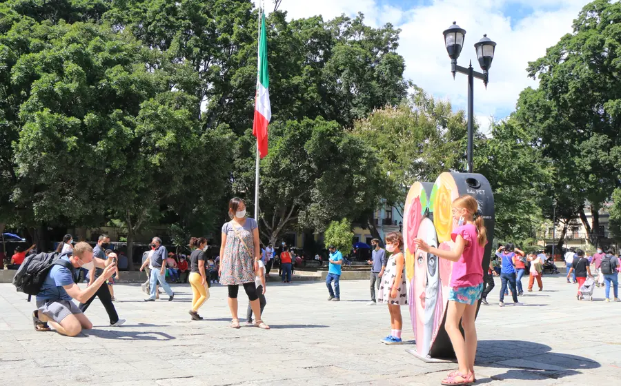 Turistas en Oaxaca