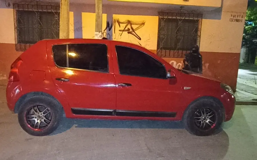 Vehículo rojo