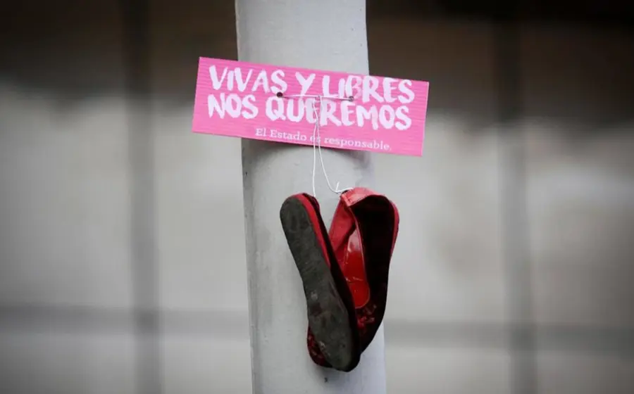 Protesta conta feminicidios