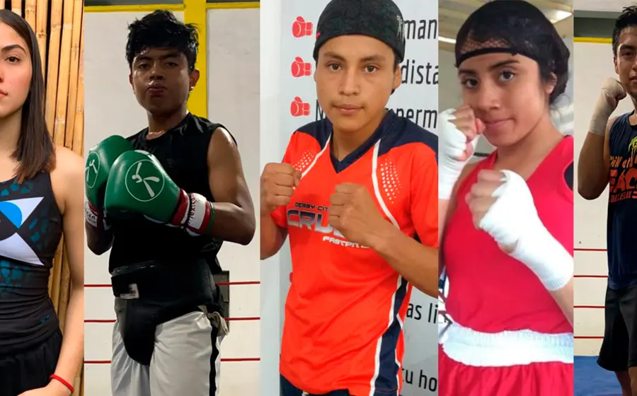 Luisa María, Erik Blas, Juan Carlos, Ayari Domingues y Andy Cecilio