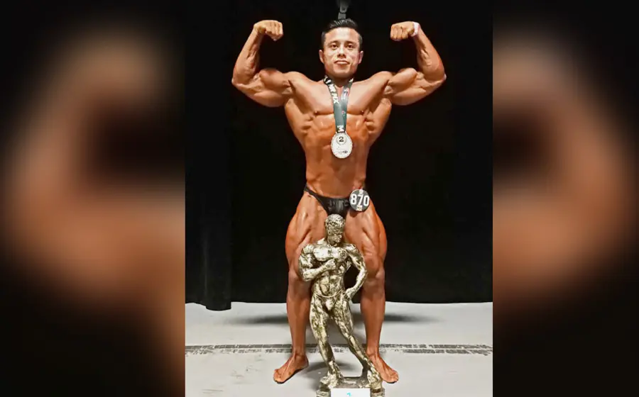El oaxaqueño Juan Ernesto Alcántara obtuvo dos campeonatos en el Clásico Mr México 2021.