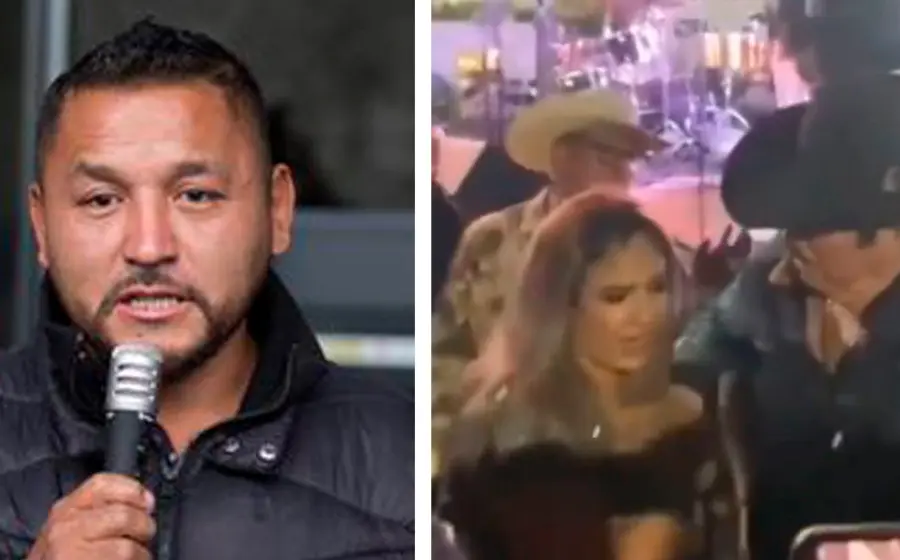Micrófono, hombre, mujer, hombre