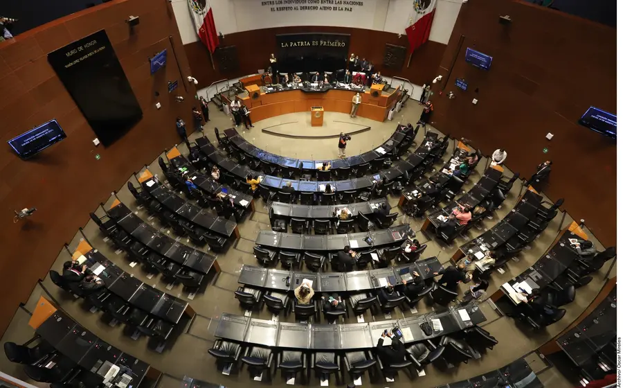 Desde diversas partes del estado de Oaxaca han exigido justicia; ahora lo hacen desde el Senado.  (Agencia Reforma)