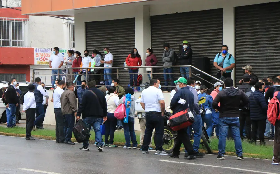 Personas protestando