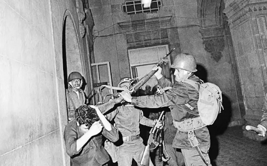 Hoy se cree que en la masacre de Tlatelolco perecieron cientos de personas.